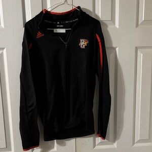 Bowling GreenAdidas Black and orange Quarter-Zip Pullover